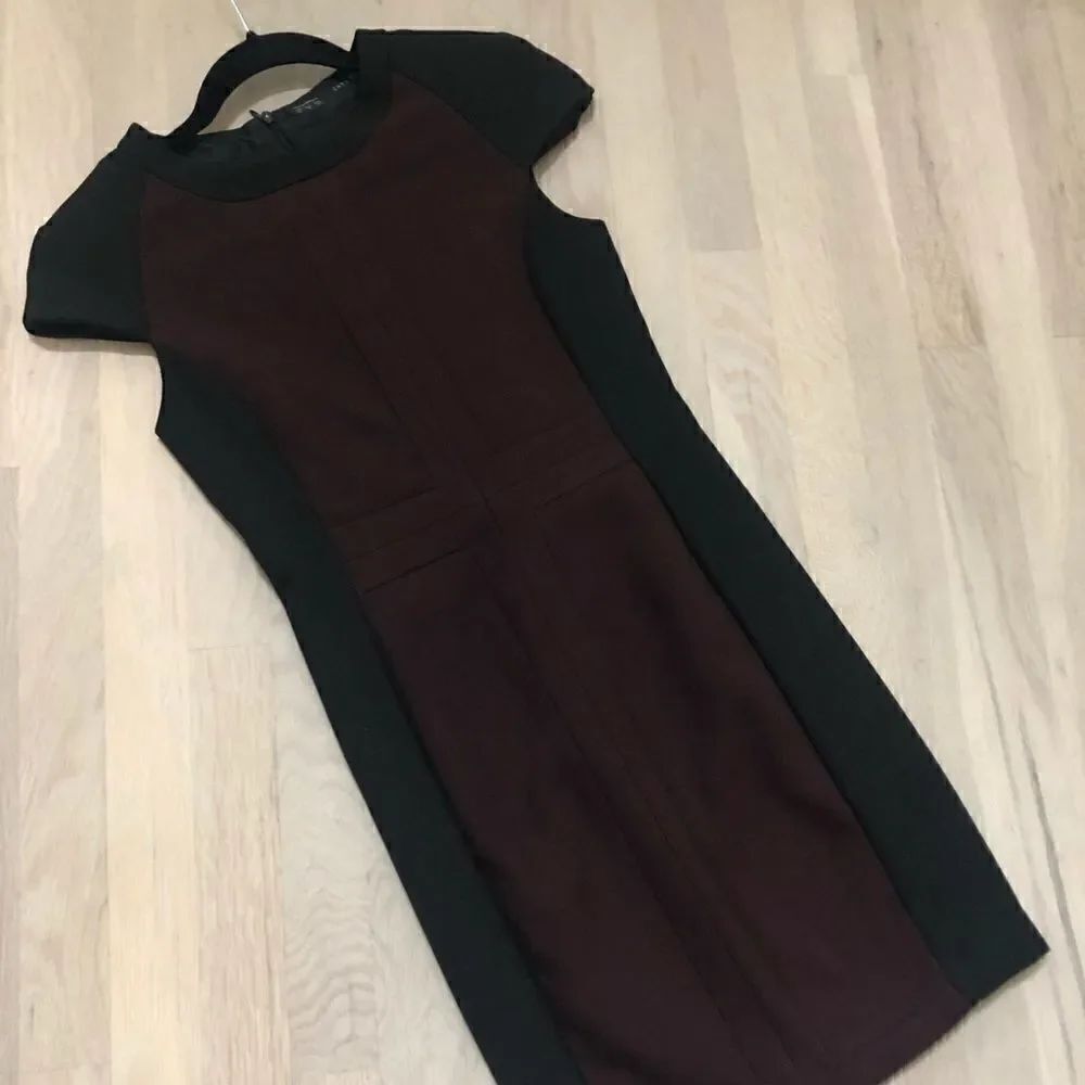 Zara Colorblock Mini Dress - Picture 3 of 11